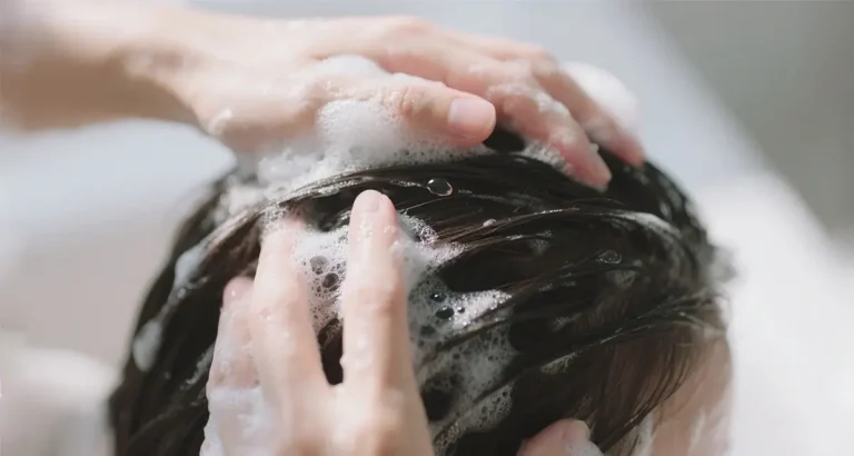 shampooing routine