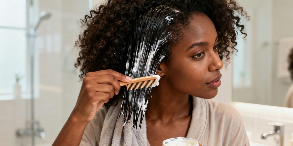 OEM Curl Defining Cream: Formulas for Salon-Quality Results 4 Apply the conditioner to clean, towel-dried, damp hair