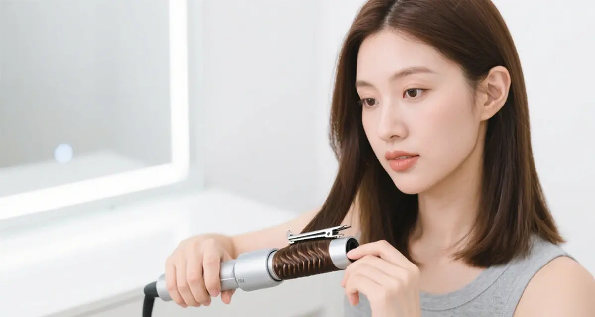 1 Article Teaches You How to DIY Curly Hair Place the curling iron horizontally