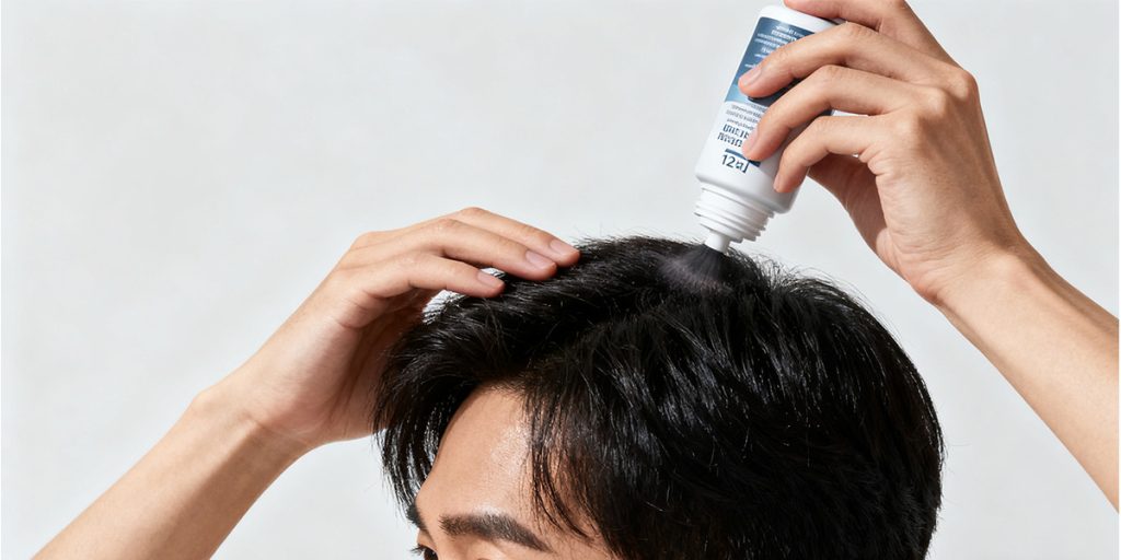 6 correct ways to use hair fibers. 5 Spray evenly on hair fibers in areas with thinning hair