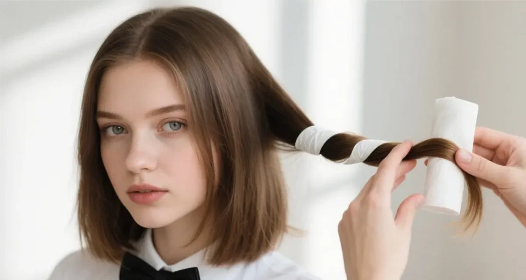 1 Article Teaches You How to DIY Curly Hair Tissue Curls 1