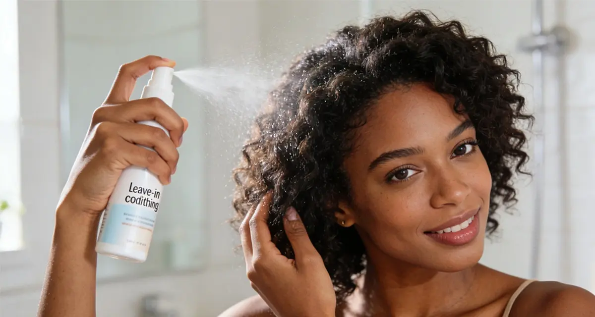 A Holiday Hair Guide. Keep a leave-in conditioner in your bag. Spritz it on after washing or whenever hair feels dry