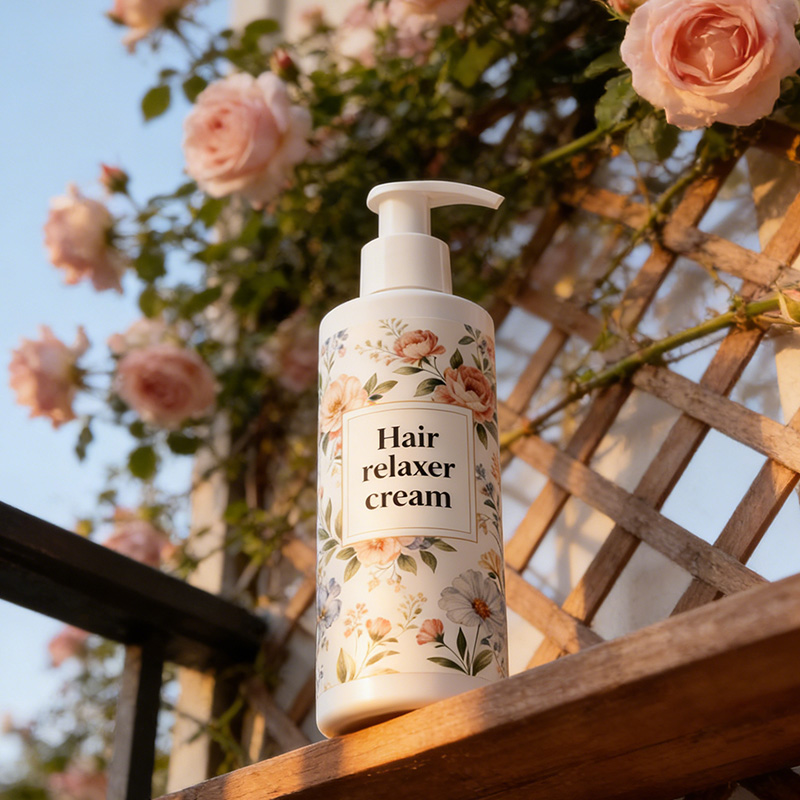 rganic hair relaxer cream