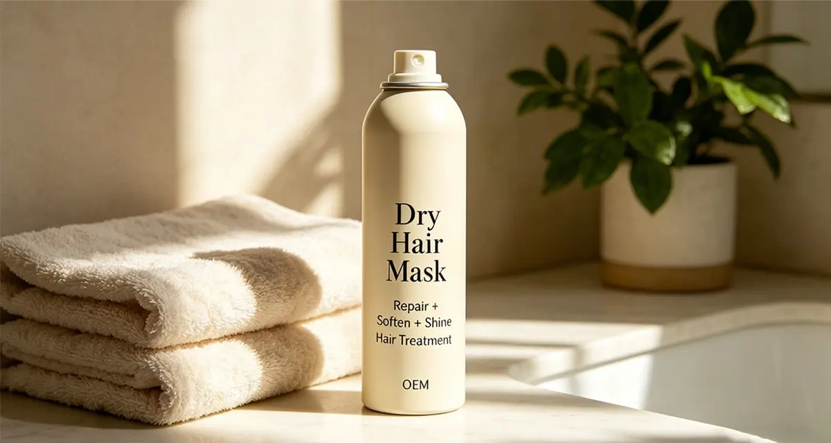3 key breakthroughs! Formulator-tested: Dry Hair Mask Aerosol Aerosol hair mask for dry