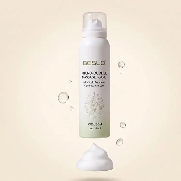 Private Label Aerosol Cosmetics Manufacturer Micro-Bubble Soothing Scalp Foam