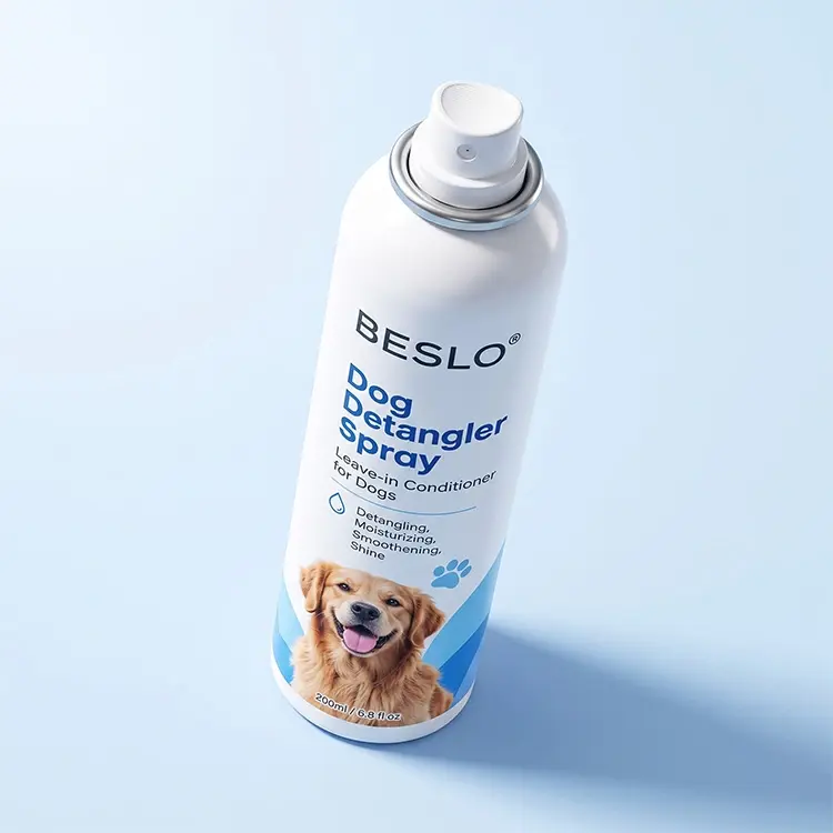 Private Label Dog Detangler Spray & Aerosol Contract Manufacturing 100% Lick-Safe Dog Detangler Spray Supplier