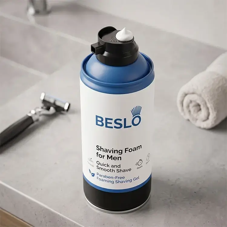 Custom Shaving Foam Manufacturer | Private Label Aerosol Shave Products Aerosol Shaving Foam for Men