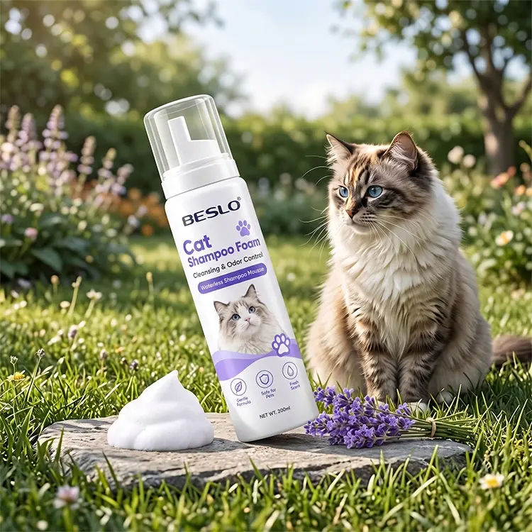 Private Label Cat Shampoo Foam Aerosol Manufacturer & Turnkey OEM Cat Waterless Shampoo Wholesale