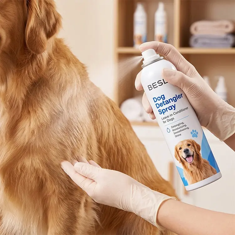 Private Label Dog Detangler Spray & Aerosol Contract Manufacturing Continuous Mist Dog Detangler Spray OEM