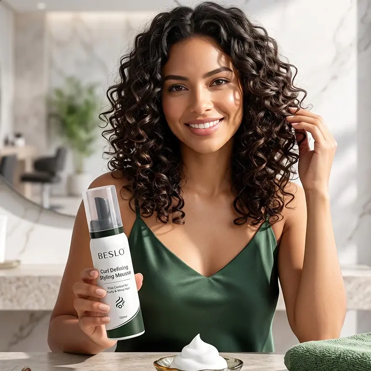 Custom Curl Defining Mousse Foam for Your Hair Care Brand Curl Defining Hair Foam Mousse