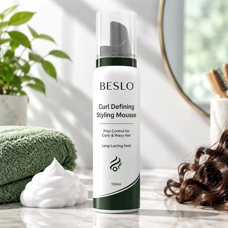 Custom Curl Defining Mousse Foam for Your Hair Care Brand Private label curl defining mousse foam