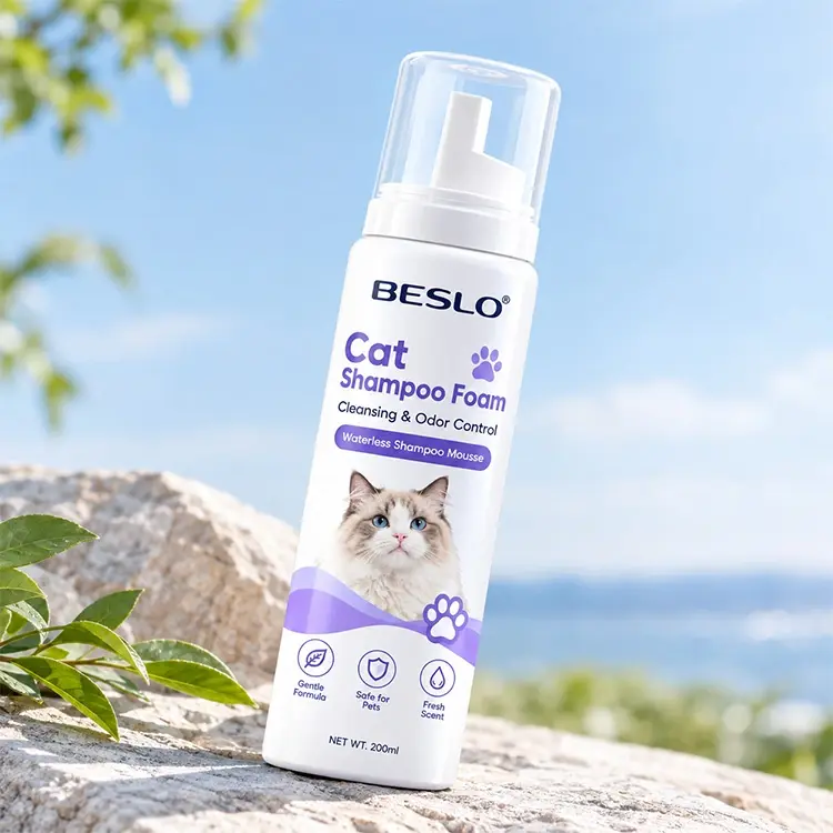 Private Label Cat Shampoo Foam Aerosol Manufacturer & Turnkey OEM Custom Cat Shampoo Foam ODM
