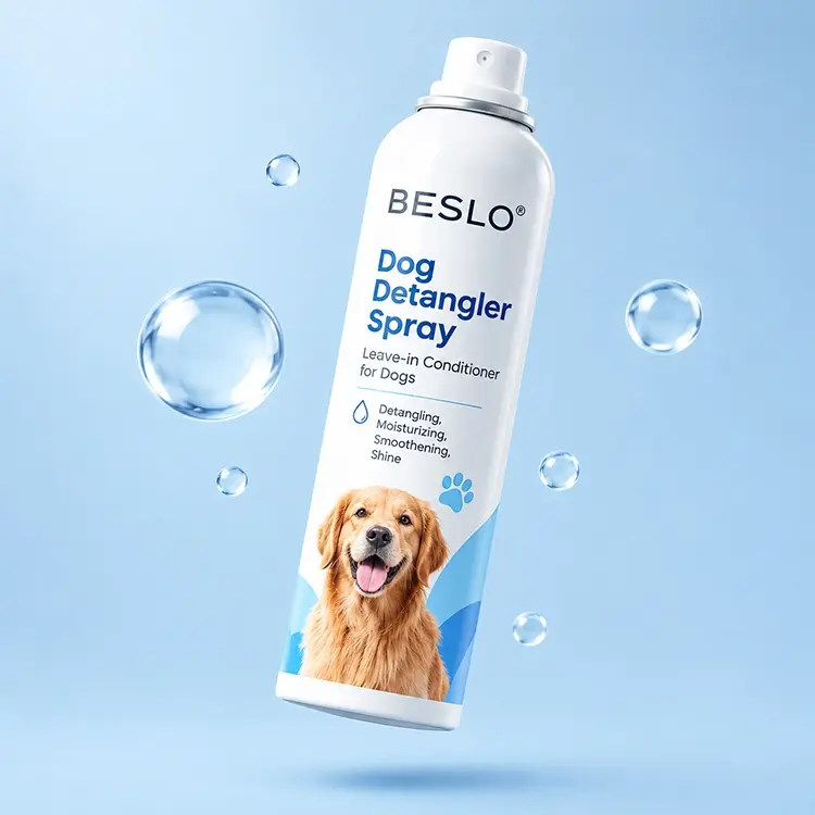 Private Label Pet Grooming Products: Gentle, Lick-Safe & Clean Care OEM Custom Dog Detangler Spray