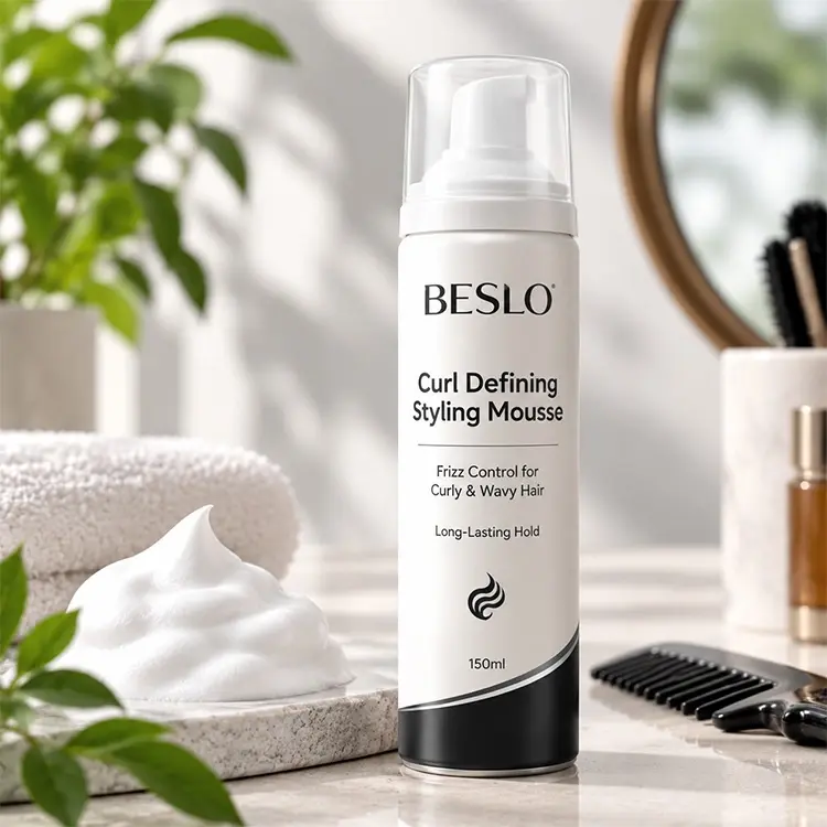 Custom Curl Defining Mousse Foam for Your Hair Care Brand Defining Curl Styling Mousse Foam