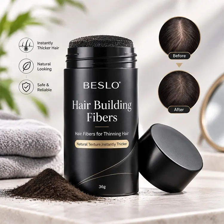 Natural Gossypium Herbaceum Hair Fibers Private Label Hair Building Fibers