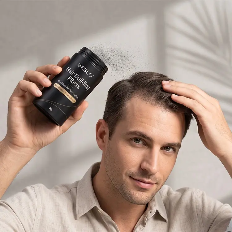 Natural Gossypium Herbaceum Hair Fibers Private Label Hair Fibers for Thinning Hair OEM