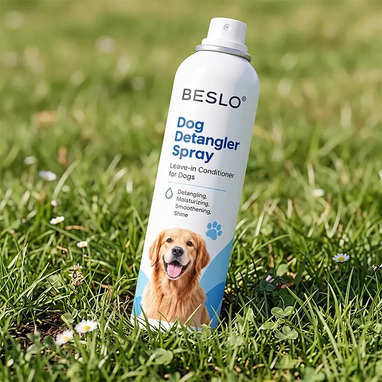 Private Label Dog Detangler Spray & Aerosol Contract Manufacturing Leave-In Dog Knot and Tangle Remover Wholesale