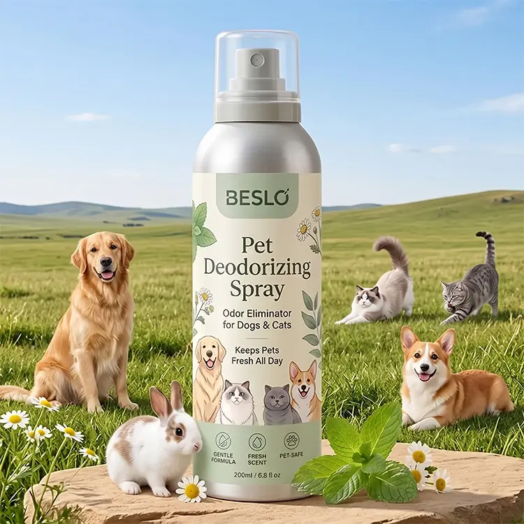 Custom Pet Deodorizing Spray Manufacturer & Turnkey Aerosol OEM/ODM Pet Odor Eliminator Spray Manufacturer