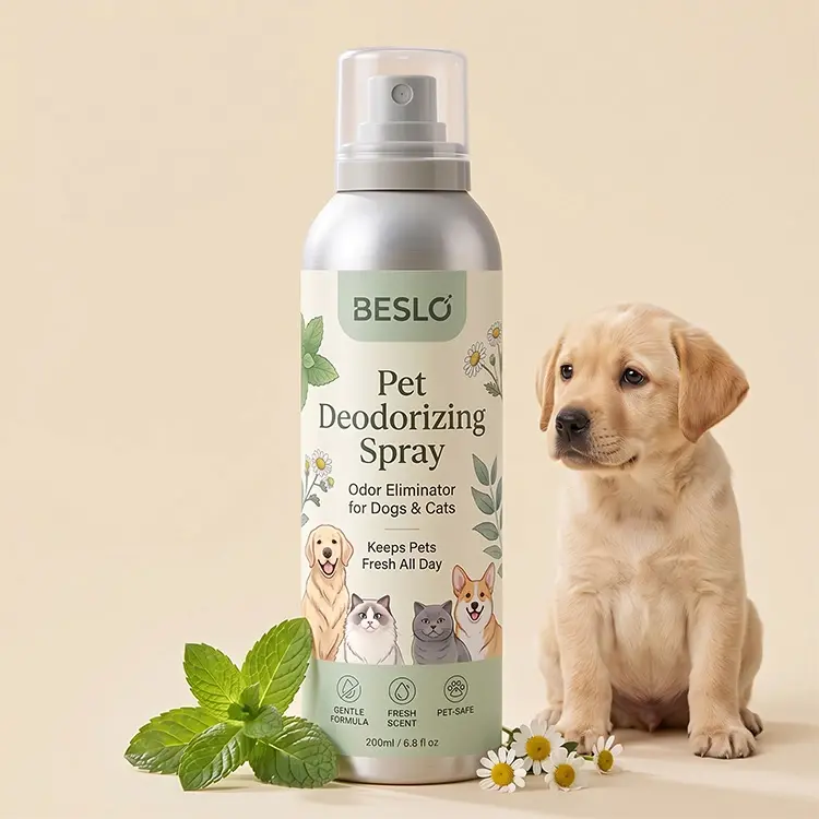 Custom Pet Deodorizing Spray Manufacturer & Turnkey Aerosol OEM/ODM Private Label Dog Deodorizing Spray