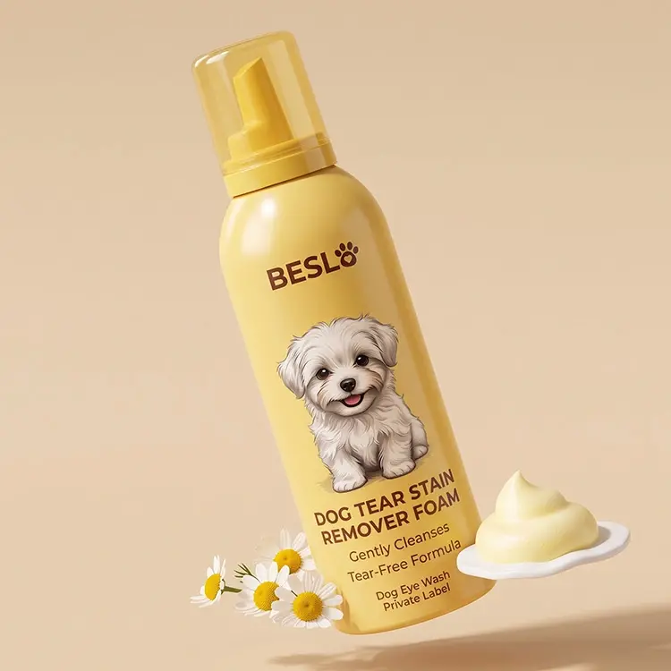 Private Label Dog Tear Stain Remover Foam Private Label Dog Tear Stain Remover Foam