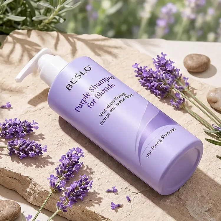 Custom Purple Shampoo oem Manufacturer Sulfate-Free Purple Shampoo Private Label