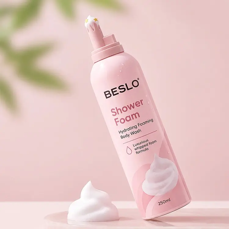 Custom Shower Foam & Foaming Body Wash Contract Manufacturing Whipped Shower Foam Contract Manufacturer