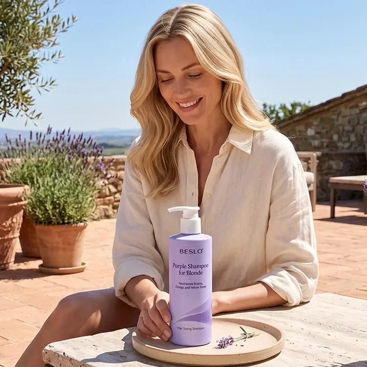 Custom Purple Shampoo oem Manufacturer Wholesale Blonde Toning Shampoo
