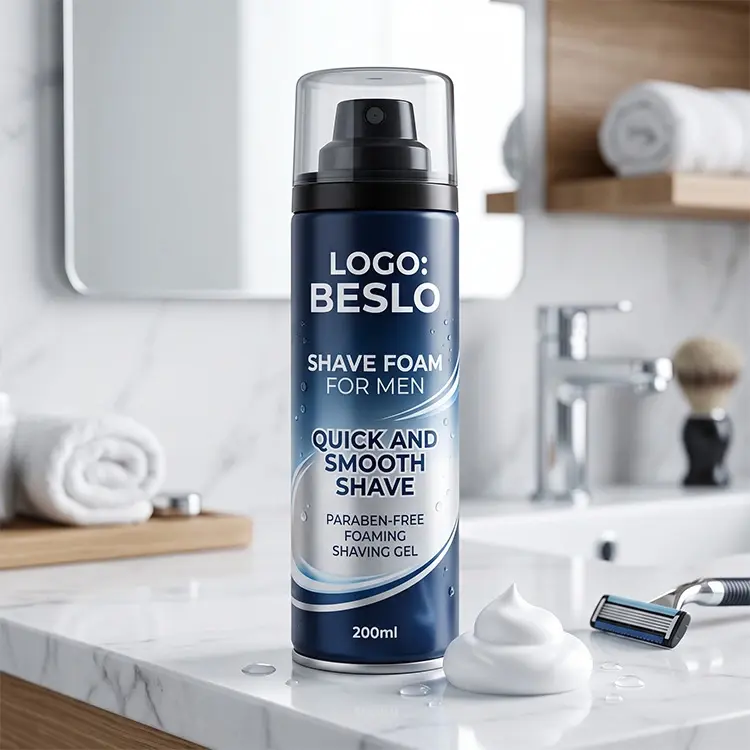 Custom Shaving Foam Manufacturer | Private Label Aerosol Shave Products aerosol shaving cream