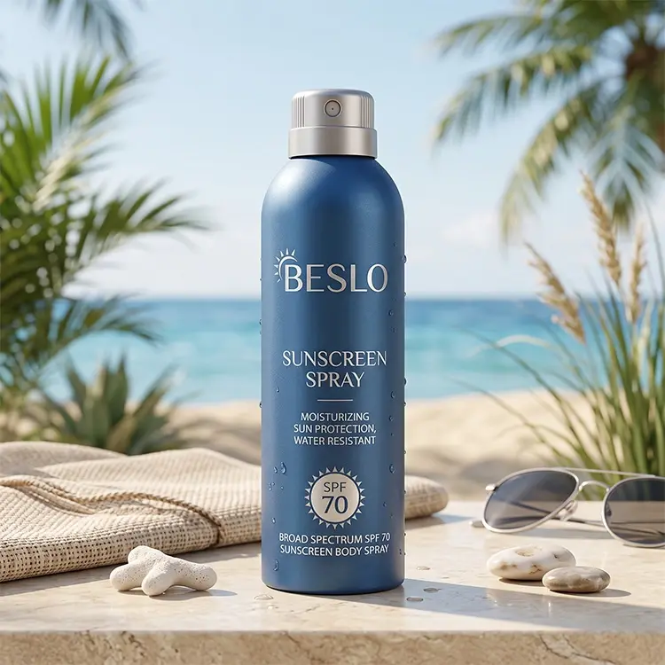 Private Label Sunscreen Spray & Mousse dry touch body sunscreen spray factory