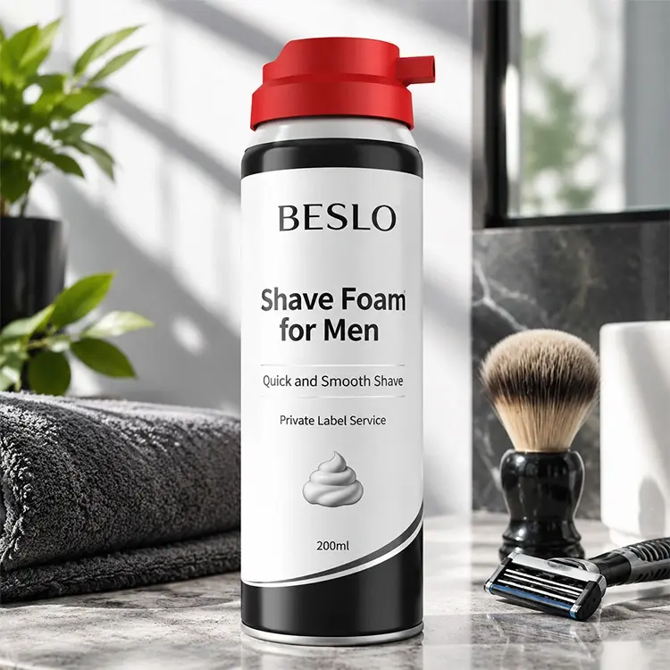 Custom Shaving Foam Manufacturer | Private Label Aerosol Shave Products men's shaving foam