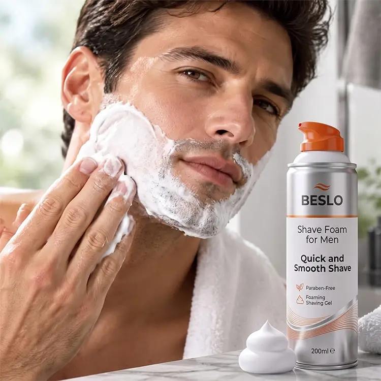 Custom Shaving Foam Manufacturer | Private Label Aerosol Shave Products shaving gel for men