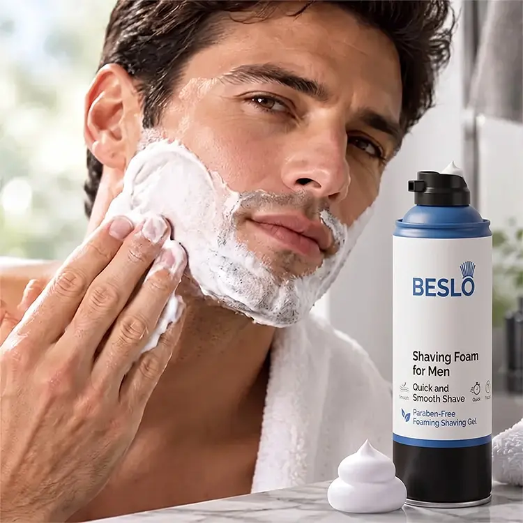 Custom Shaving Foam Manufacturer | Private Label Aerosol Shave Products OEM shaving gel for mens